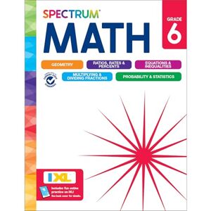 Spectrum Math Workbook, Grade 6 Spectrum Math Workbook, Grade 6