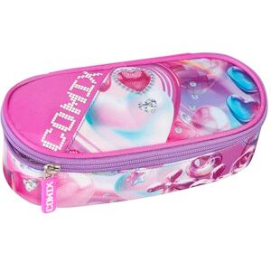 COMIX Ultra Bright Oval Pencil Case Organized for Children and Teenagers, Ideal for Storing Stationery, with Practical Zip Closure, Interior with Elastic Loops on The Sides, 22 x 5 x 7 cm, Pink COMIX Ultra Bright Oval Pencil Case Organized for Children and Teenagers, Ideal for Storing Stationery, with Practical Zip Closure, Interior with Elastic Loops on The Sides, 22 x 5 x 7 cm, Pink