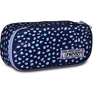 Seven Pencil case Pen bag, Pen Pouch Stationery Box for School Supplies sustainable Material, for Teen Girls and Boys, with Timetable and Pen Holders, CHARMING PATCH Seven Pencil case Pen bag, Pen Pouch Stationery Box for School Supplies sustainable Material, for Teen Girls and Boys, with Timetable and Pen Holders, CHARMING PATCH