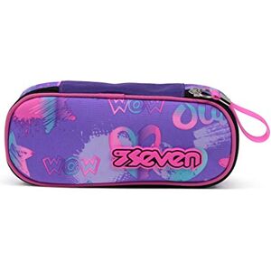 SJ GANG STYLE JAM GANG Seven Pencil case Pen bag, multicolor, Box for Stationery, Pen Pouch for Teen Girls and Boys, Perfect for School Supplies, violet, IRIDESCENT SJ GANG STYLE JAM GANG Seven Pencil case Pen bag, multicolor, Box for Stationery, Pen Pouch for Teen Girls and Boys, Perfect for School Supplies, violet, IRIDESCENT