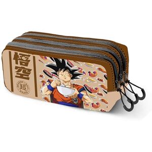 KARACTERMANIA Dragon Ball Goku Foodie-Fan Trick Pencil Case 2.2, Brown, 23 x 11 cm KARACTERMANIA Dragon Ball Goku Foodie-Fan Trick Pencil Case 2.2, Brown, 23 x 11 cm