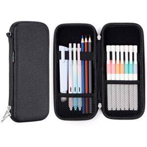 iDream365 Upgraded Hard Pencil Case Box for Audlts,Durable Pen Carrying Case with Zipper-Black iDream365 Upgraded Hard Pencil Case Box for Audlts,Durable Pen Carrying Case with Zipper-Black