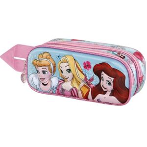 Disney Princess Adorable-3D Double Pencil Case, Blue, 22 x 9.5 cm Disney Princess Adorable-3D Double Pencil Case, Blue, 22 x 9.5 cm