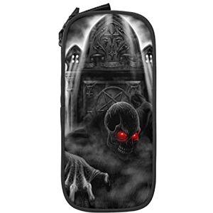 Dark Skull Seal Death Soul Pencil Case Pencil Box Minimalist Portable Durable Zipper Pen Pouch Dark Skull Seal Death Soul Pencil Case Pencil Box Minimalist Portable Durable Zipper Pen Pouch