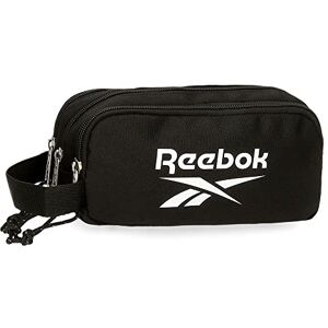 Reebok Boston Pencil Case, 3 Compartments, Black, 22 x 10 x 9 cm, Polyester Reebok Boston Pencil Case, 3 Compartments, Black, 22 x 10 x 9 cm, Polyester
