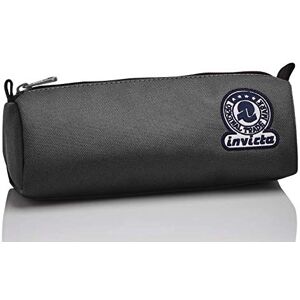 Invicta Pencil case - Recycled Pen Bag, Stationery Box, School Supplies, Teen & Girls & Boys, Italian Design, Gray - Pencil case Invicta Pencil case - Recycled Pen Bag, Stationery Box, School Supplies, Teen & Girls & Boys, Italian Design, Gray - Pencil case