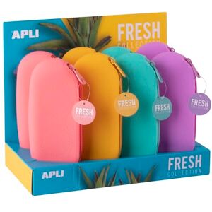 APLI 20406 Display Box with 8 Oval Silicone Cases in Cheerful and Fresh Assorted Colours for Glasses Storage APLI 20406 Display Box with 8 Oval Silicone Cases in Cheerful and Fresh Assorted Colours for Glasses Storage