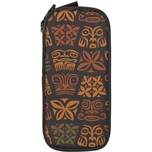 Totems Clover Decorative Pattern Pencil Case Pencil Box Minimalist Portable Durable Zipper Pen Pouch Totems Clover Decorative Pattern Pencil Case Pencil Box Minimalist Portable Durable Zipper Pen Pouch
