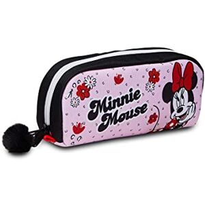 Seven Minnie Mouse Pencil Case for Stationery, Girls & Boys, School and Gymnasium, Teenagers, Pink, Standard Size, School Seven Minnie Mouse Pencil Case for Stationery, Girls & Boys, School and Gymnasium, Teenagers, Pink, Standard Size, School