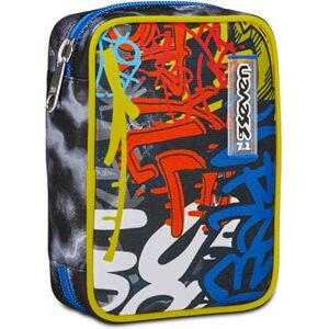 Seven Mark On Boy Speed Pad School Pencil Case, Black Yellow Blue, Single Compartment Pen Holder with Removable Planks and Pens, Pencils, Colours, Backpack Accessories, Elementary, Medium, Child, Seven Mark On Boy Speed Pad School Pencil Case, Black Yellow Blue, Single Compartment Pen Holder with Removable Planks and Pens, Pencils, Colours, Backpack Accessories, Elementary, Medium, Child,