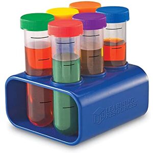 Learning Resources Primary Science Jumbo Test Tubes with Stand, Set of 6 Tubes, Science for Kids, Chemistry Set for Kids, Ages 3+ Learning Resources Primary Science Jumbo Test Tubes with Stand, Set of 6 Tubes, Science for Kids, Chemistry Set for Kids, Ages 3+
