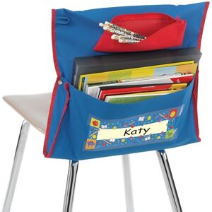 Really Good Stuff Classroom Chair Pockets with Pencil Pouch (Blue, 6 Pockets) Really Good Stuff Classroom Chair Pockets with Pencil Pouch (Blue, 6 Pockets)