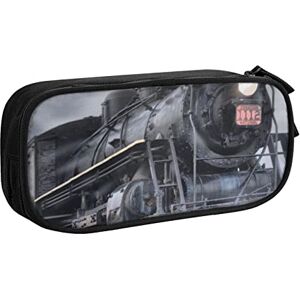 Cpoeixyqlzf FLYIFE Steam Train Clouds Large Pencil Bag with 2 Compartments Pencil Pen Case Pencil Pouch Bag Organizer for Girls Boys Student School Office College -One Size Cpoeixyqlzf FLYIFE Steam Train Clouds Large Pencil Bag with 2 Compartments Pencil Pen Case Pencil Pouch Bag Organizer for Girls Boys Student School Office College -One Size