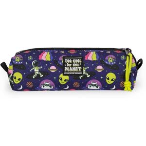 LEGAMI My Pencil Case, Zip Closure, Recycled Plastic, Durable, Capacity, Practical, School Bag, Office Bag, 22 x 6 cm, Black, Space LEGAMI My Pencil Case, Zip Closure, Recycled Plastic, Durable, Capacity, Practical, School Bag, Office Bag, 22 x 6 cm, Black, Space