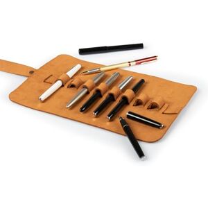 Londo Genuine Leather Pen and Pencil Roll Case - Pen and Pencil Roll Case Londo Genuine Leather Pen and Pencil Roll Case - Pen and Pencil Roll Case
