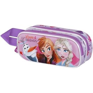 Disney Frozen 2 Friends-3D Double Pencil Case, Fuchsia, 22 x 9.5 cm Disney Frozen 2 Friends-3D Double Pencil Case, Fuchsia, 22 x 9.5 cm