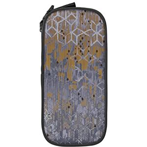 Retro Diamond Pattern Pencil Case Pencil Box Minimalist Portable Durable Zipper Pen Pouch Retro Diamond Pattern Pencil Case Pencil Box Minimalist Portable Durable Zipper Pen Pouch