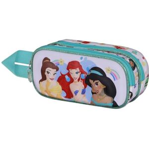 Disney Princess Rainbows-3D Double Pencil Case, Multicolour, 22 x 10 cm Disney Princess Rainbows-3D Double Pencil Case, Multicolour, 22 x 10 cm