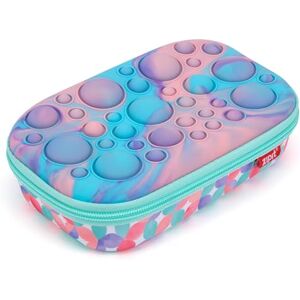 ZIPIT Bubble Pencil Box - Large Capacity Fidget Case - Teal Purple ZIPIT Bubble Pencil Box - Large Capacity Fidget Case - Teal Purple
