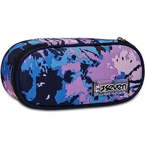 Seven School Pencil Holder Round Plus with Elastic Pen Holder Freethink Girl Purple Seven School Pencil Holder Round Plus with Elastic Pen Holder Freethink Girl Purple