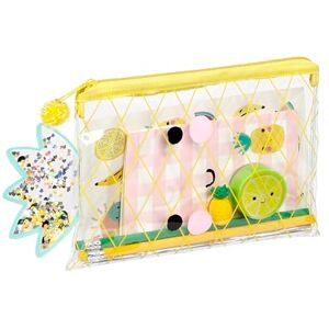 Viquel Surprise Children's Pencil Case Flat Pencil Case with 1 Compartment 3 Pencils + 1 Pencil Sharpener + 1 Eraser + 1 Small Notebook + Stickers Zip Closure 20 x 14 x 1 cm Viquel Surprise Children's Pencil Case Flat Pencil Case with 1 Compartment 3 Pencils + 1 Pencil Sharpener + 1 Eraser + 1 Small Notebook + Stickers Zip Closure 20 x 14 x 1 cm