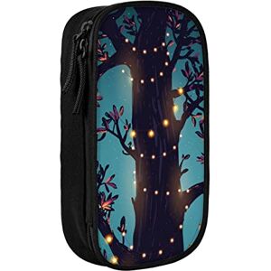 Pen Case Pencil Bag Pouch Zipper Organizer Stationery Holder Storage Box for Office School - Magical Lights On The Tree Pen Case Pencil Bag Pouch Zipper Organizer Stationery Holder Storage Box for Office School - Magical Lights On The Tree