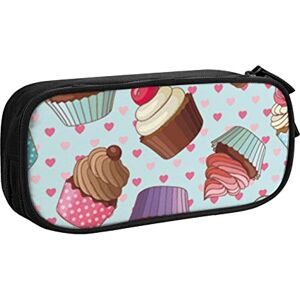 Cpoeixyqlzf FLYIFE Cupcake Pattern Large Pencil Bag with 2 Compartments Pencil Pen Case Pencil Pouch Bag Organizer for Girls Boys Student School Office College -One Size Cpoeixyqlzf FLYIFE Cupcake Pattern Large Pencil Bag with 2 Compartments Pencil Pen Case Pencil Pouch Bag Organizer for Girls Boys Student School Office College -One Size