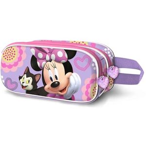 Disney Minnie Mouse Cat-3D Double Pencil Case, Lilac, 22 x 10 cm Disney Minnie Mouse Cat-3D Double Pencil Case, Lilac, 22 x 10 cm
