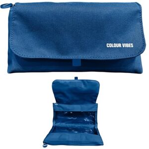 DOHE Double School Pencil Case 2 Zipped Compartments, 3 Transparent Windows, Fillable Timetable Card, Spacious 22x10x6.5 cm, Resistant and Flexible Polyester Blue DOHE Double School Pencil Case 2 Zipped Compartments, 3 Transparent Windows, Fillable Timetable Card, Spacious 22x10x6.5 cm, Resistant and Flexible Polyester Blue