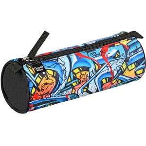 QUO VADIS - Pencil case - Round - Graffiti - Multicoloured - 8 x 23 x 8 cm - Canvas (Polyester) - 1 Compartment(s) QUO VADIS - Pencil case - Round - Graffiti - Multicoloured - 8 x 23 x 8 cm - Canvas (Polyester) - 1 Compartment(s)