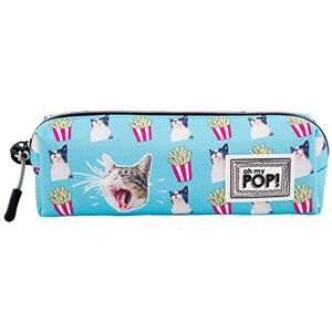 Oh My Pop! Angry Cat-Square HS Pencil Case, Turquoise, 21 x 7 cm Oh My Pop! Angry Cat-Square HS Pencil Case, Turquoise, 21 x 7 cm