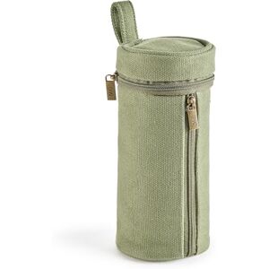 Miquelrius Vertical Pencil Case, Polyester Textured Pencil Case with Double Top and Side Zip, for Pencils, Pens or Accessories, 65 x 175 x 65 mm, Green Miquelrius Vertical Pencil Case, Polyester Textured Pencil Case with Double Top and Side Zip, for Pencils, Pens or Accessories, 65 x 175 x 65 mm, Green
