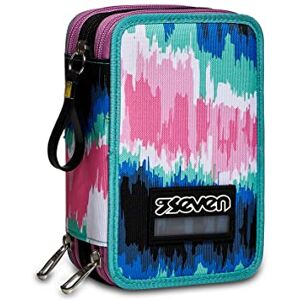 Seven 3 Zip Case, Shadecol Girl, Equipped with Pencils, Markers etc.., Black, School and Leisure Seven 3 Zip Case, Shadecol Girl, Equipped with Pencils, Markers etc.., Black, School and Leisure