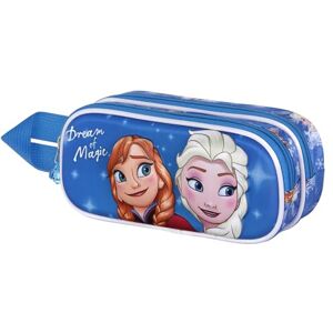 Disney Frozen 2 Dream-3D Double Pencil Case, Blue, 22 x 9.5 cm Disney Frozen 2 Dream-3D Double Pencil Case, Blue, 22 x 9.5 cm