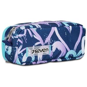 SJ GANG STYLE JAM GANG Seven Pencil Holder School 2 Zip, Purple Blue, Crystal Purple, Double Compartment Bag with Organizer, Pockets and Elastic Pen Holders, Backpack Accessories, Medium, Top, Girls SJ GANG STYLE JAM GANG Seven Pencil Holder School 2 Zip, Purple Blue, Crystal Purple, Double Compartment Bag with Organizer, Pockets and Elastic Pen Holders, Backpack Accessories, Medium, Top, Girls