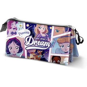 Disney Princess Comic-Triple Pencil Case, Multicolour, 23 x 11 cm Disney Princess Comic-Triple Pencil Case, Multicolour, 23 x 11 cm