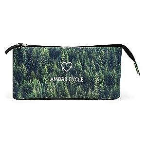 Ambar Earth Cycle Green Rectangular Pencil Case - Pencil Case Ambar Earth Cycle Green Rectangular Pencil Case - Pencil Case