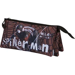 KARACTERMANIA Marvel Spiderman Blackspider-FAN Triple Pencil Case 2.0, Red, 23 x 11 cm KARACTERMANIA Marvel Spiderman Blackspider-FAN Triple Pencil Case 2.0, Red, 23 x 11 cm