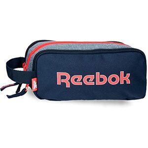 Reebok Lucia Pencil Case, 3 Compartments, Blue, 22 x 10 x 9 cm, Polyester Reebok Lucia Pencil Case, 3 Compartments, Blue, 22 x 10 x 9 cm, Polyester