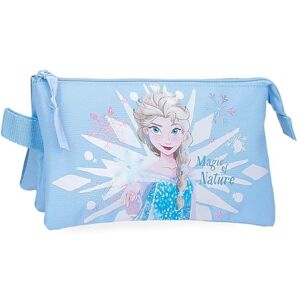 Disney Joumma Frozen Magic Ice Triple Pencil case Blue 22x12x5cm Polyester by Joumma Bags, Blue, Triple Case Disney Joumma Frozen Magic Ice Triple Pencil case Blue 22x12x5cm Polyester by Joumma Bags, Blue, Triple Case