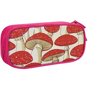 Cpoeixyqlzf FLYIFE Red White Mushroom Large Pencil Bag with 2 Compartments Pencil Pen Case Pencil Pouch Bag Organizer for Girls Boys Student School Office College -One Size Cpoeixyqlzf FLYIFE Red White Mushroom Large Pencil Bag with 2 Compartments Pencil Pen Case Pencil Pouch Bag Organizer for Girls Boys Student School Office College -One Size