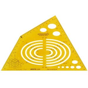 Aristo Stencil Axonograph Isometric DIN 5 Aristo Stencil Axonograph Isometric DIN 5