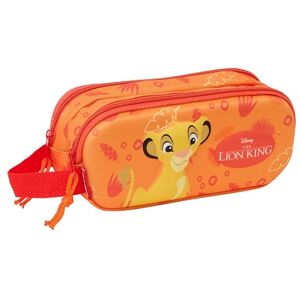 safta EL Rey Leon 3D – Double 3D Pencil Case, Children's Pencil Case, Ideal for School Age Children, Comfortable and Versatile, Quality and Resistance, 21 x 6 x 8 cm, Orange, Orange, Estándar, Casual safta EL Rey Leon 3D – Double 3D Pencil Case, Children's Pencil Case, Ideal for School Age Children, Comfortable and Versatile, Quality and Resistance, 21 x 6 x 8 cm, Orange, Orange, Estándar, Casual
