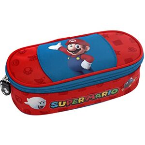 Franco Cosimo Panini Super Mario Organized Oval School Case, Blue, Blue, Casual Franco Cosimo Panini Super Mario Organized Oval School Case, Blue, Blue, Casual