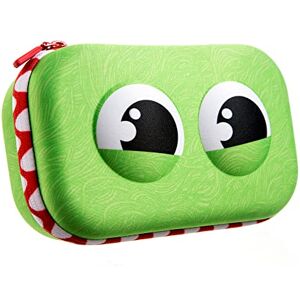 ZIPIT Wildlings Pencil Box for Boys, Large Capacity Cute Pencil Case for School, Stationery Organizer Box, Green ZIPIT Wildlings Pencil Box for Boys, Large Capacity Cute Pencil Case for School, Stationery Organizer Box, Green