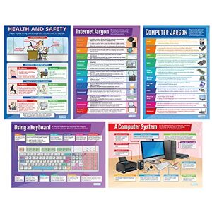 Daydream Education Introduction to ICT Posters Set of 5 ICT Posters Gloss Paper measuring 850mm x 594mm (A1) Computing Charts for the Classroom Education Charts Daydream Education Introduction to ICT Posters Set of 5 ICT Posters Gloss Paper measuring 850mm x 594mm (A1) Computing Charts for the Classroom Education Charts