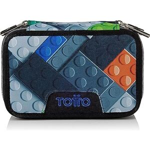 Totto School Pencil Case Three Compartments Blocks Pen Standard Size, Printing, ESTÁNDAR, Cases Totto School Pencil Case Three Compartments Blocks Pen Standard Size, Printing, ESTÁNDAR, Cases