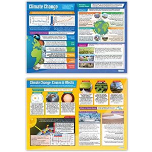 Daydream Education Climate Change Posters Set of 2 Geography Posters Laminated Gloss Paper measuring 850mm x 594mm (A1) Geography Classroom Posters Education Charts by Daydream Education Climate Change Posters Set of 2 Geography Posters Laminated Gloss Paper measuring 850mm x 594mm (A1) Geography Classroom Posters Education Charts by