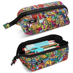 ZIPIT Lenny Pencil Case - Wide Opening, Colorful Zipper, Holds 55 Pencils ZIPIT Lenny Pencil Case - Wide Opening, Colorful Zipper, Holds 55 Pencils
