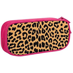 Cpoeixyqlzf FLYIFE Leopard Print Large Pencil Bag with 2 Compartments Pencil Pen Case Pencil Pouch Bag Organizer for Girls Boys Student School Office College -One Size Cpoeixyqlzf FLYIFE Leopard Print Large Pencil Bag with 2 Compartments Pencil Pen Case Pencil Pouch Bag Organizer for Girls Boys Student School Office College -One Size